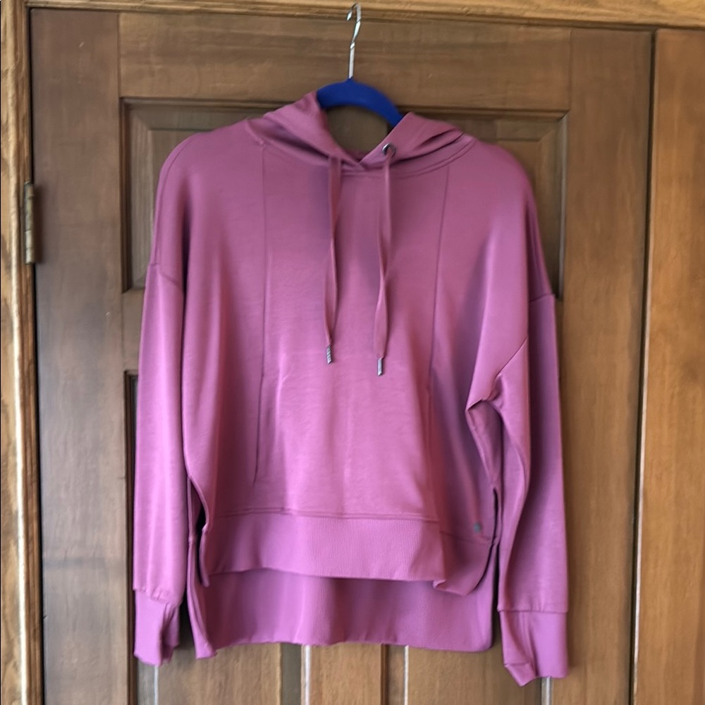 Apana Pink Hoodie Soft Pullover Top